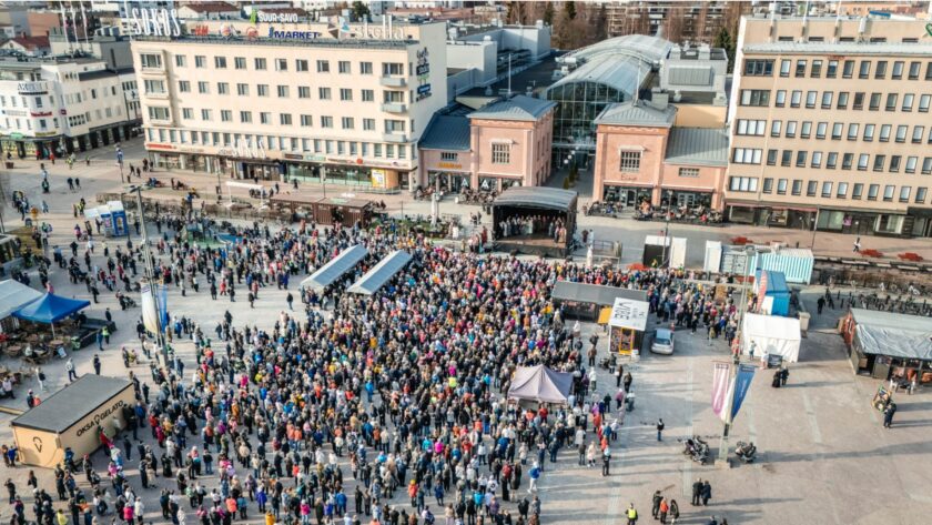 Via Crucis Mikkeli 2025, Kuva: Marjukka Lehtomäki