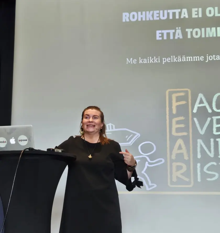 innostava puhuja