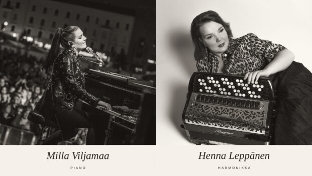 Milla Viljamaa, piano / Henna Leppänen, harmonikka